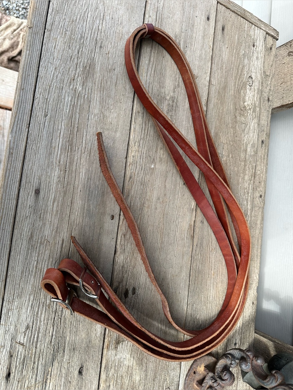 Horse Tack - 6’ Leather Western Split Reins